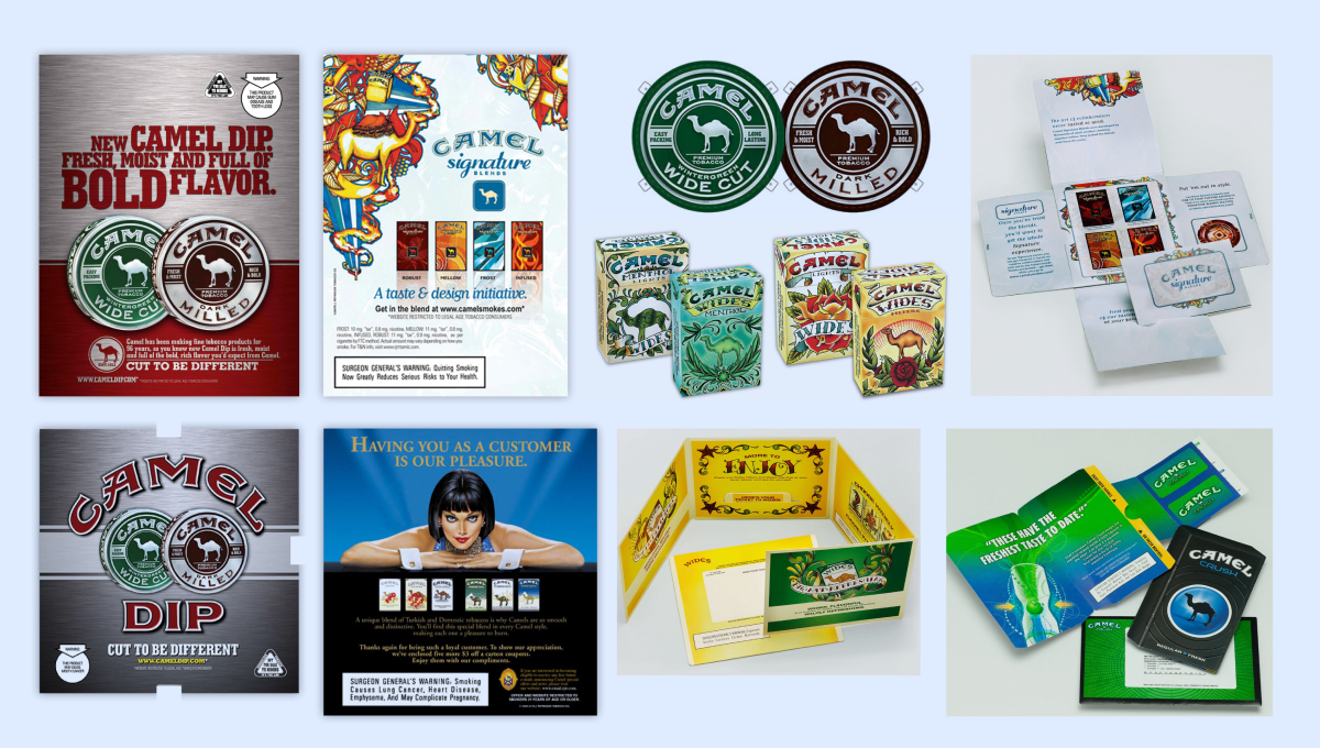 Camel Campaign - Print Ads. and Direct Marketing Pieces