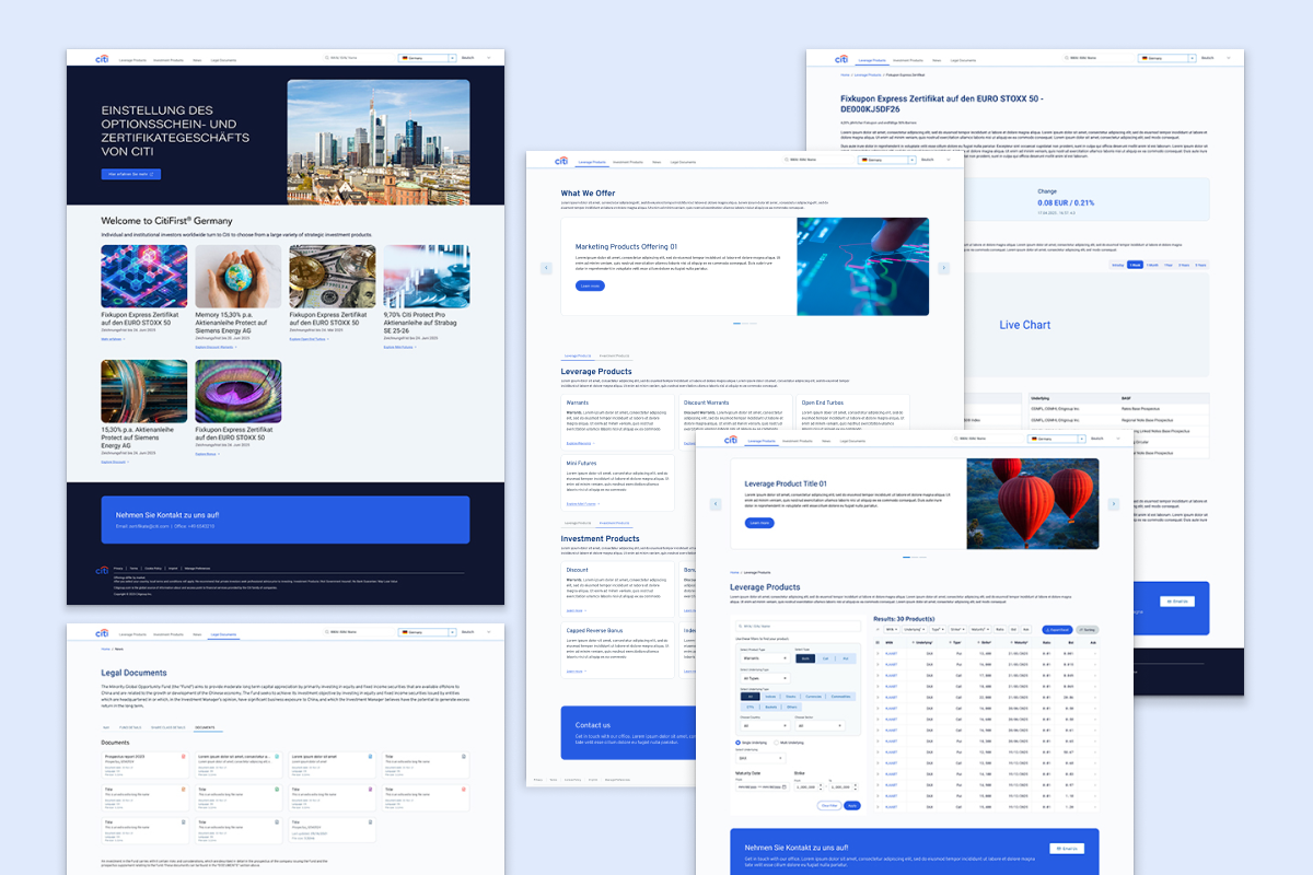 CitiFirst Country Microsite - Germany