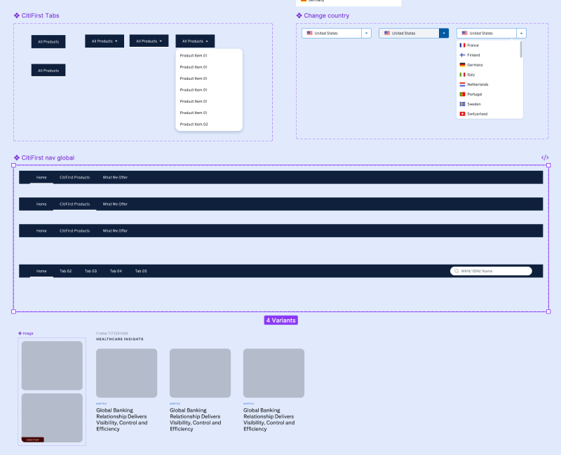 Creating Microsite templates components
